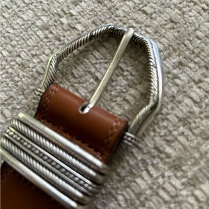 Beautiful brown leather Brighton belt